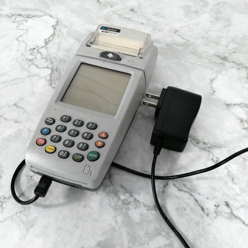 Vintage VERIFONE Nurit 8000 Gray Machine Lipman M20 Credit Debit Terminal GREAT - Picture 2 of 11