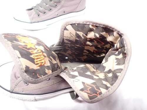 converse all star 640488f Grey with Camouflage inside. Junior size 3 - Picture 3 of 6