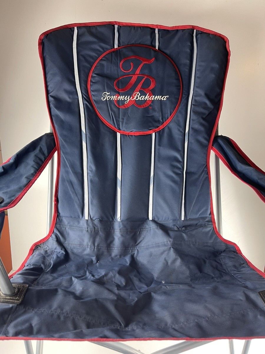 RARE Tommy Bahama Deluxe Highback Quad Chair Camping Beach RV W/ Carry Bag
