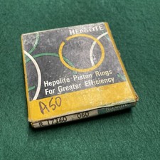 BSA A50 65.5mm +.060” Piston Rings NOS Hepolite 