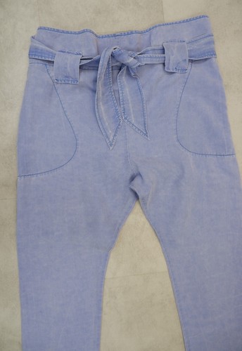 Vivienne Westwood Womens Loose Fit Belted Pants Trousers Size 38 Uk 8 Purple - Picture 2 of 8