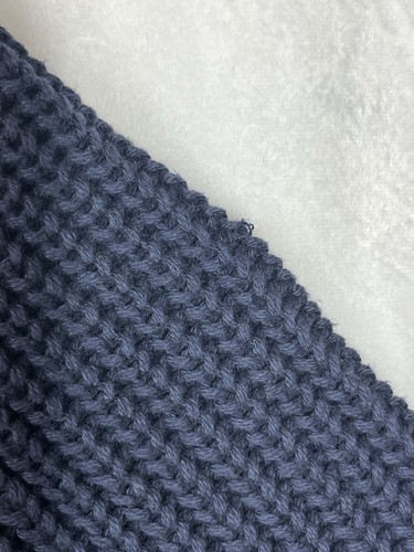 J Crew Roll Neck Sweater Womens XXS Relaxed Slouchy Cotton Knit Navy Blue - Picture 5 of 10