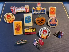 Mcdonalds Lot d'épingles à revers vintage McDonald's pins de collection @@LOOK@