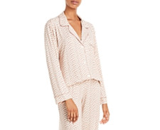 Eberjey Women's Gisele Printed Pajama Top Long Sleeve Size S  5212