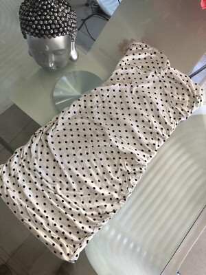 Robe Bershka Palabra De Honor - Blanche - Taille XS - Mini Robe - Neuf Avec Défaut
