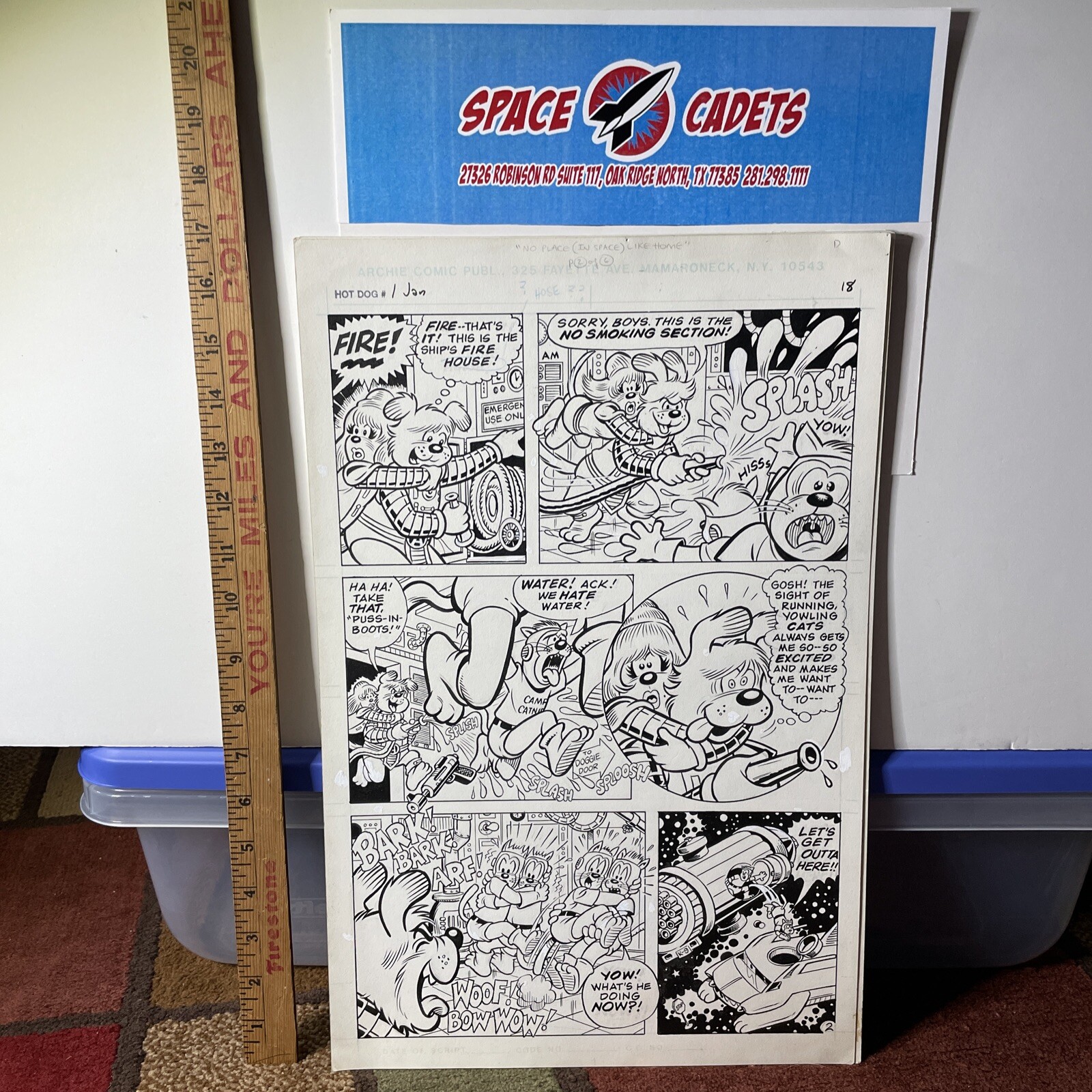 Original Comic Art Archie Hot Dog #1 Page 18 Nate Butler Jon D’Agostino ...