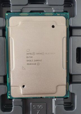 Intel Xeon 8171M SR3LZ 26 Platinum-Core 2.60GHz 35.75MB LGA-3647 205W DDR4