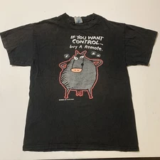 Vintage If You Want Control Buy A Remote T Shirt Jared Lee Art Tee Men’s M