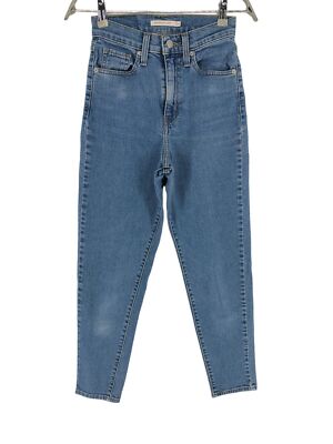 LEVI'S STRAUSS & CO Damen High Waisted Taper Jeans Größe W24 L27