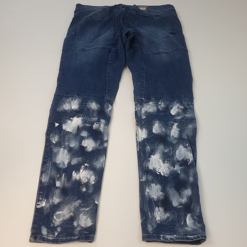 Jeans G-Star Raw Rackam 3D skinny fit super elasticizzato in vernice estrema uomo 38x34 - Foto 16 di 24