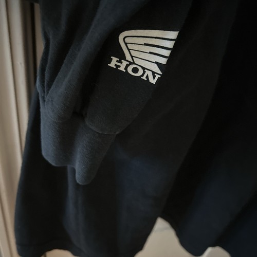 Honda Black Long Sleeve Tee Goldwing Licensed Vintage Logo 2xl - Picture 8 of 8