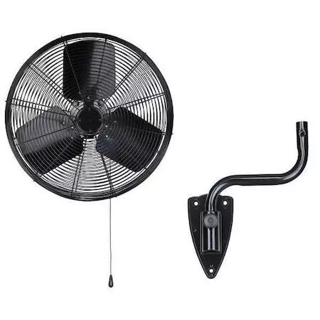 Dayton 13V401 Light Duty Industrial Fan, Wall Mount, 18 In Blade Dia, 120V,