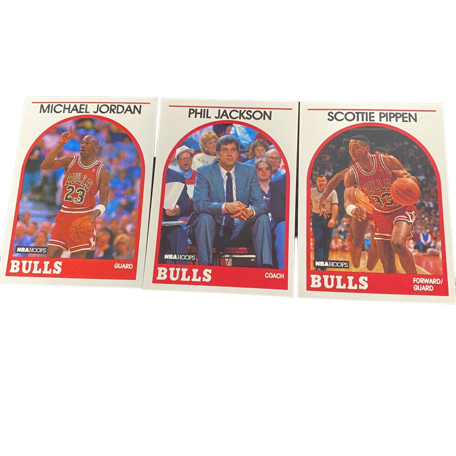 1989-90 NBA Hoops Michael Jordan 200 Phil Jackson 226 Scottie Pippen 224+ More