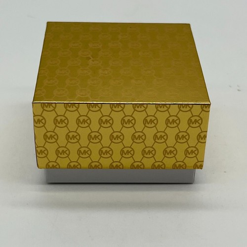 Michael Kors Damen Goldton Kristall MK Logo Ohrstecker BRANDNEU - Bild 8 von 10