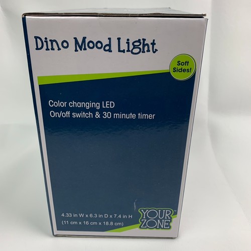 Dino Tyrannosaurus Mood Light LED Color Changing LED On/Off Switch Timer NEW - Picture 3 of 5