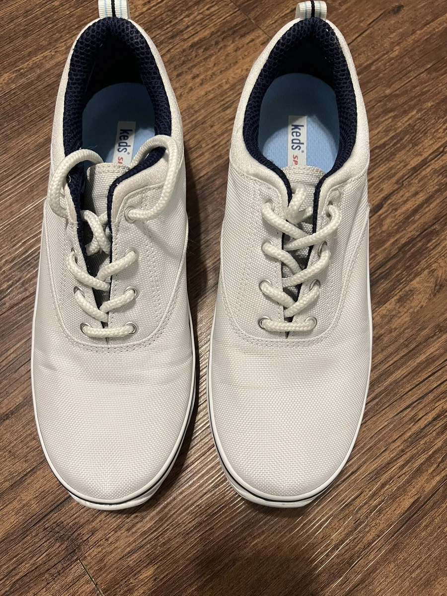 Keds Sport Women s Athletic Sneakers Size 9 Lace Up White WF23365M