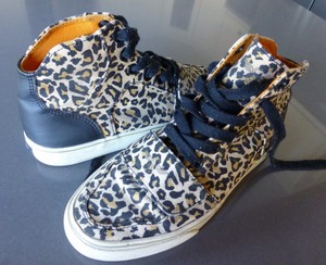 leopard high top sneaker