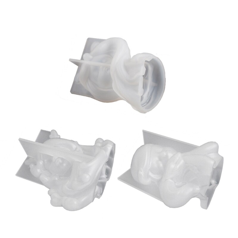3D Princess Ornament Silicone Molds Epoxy Resin Casting Mold DIY