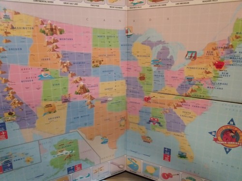 98% Complete Vintage 1993 University Games Where In The USA Is Carmen Sandiego? - Picture 4 of 8