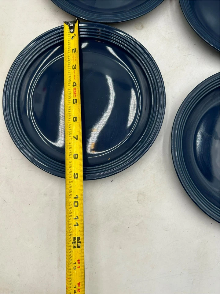 4) PLATOS ENSALADA MAINSTAYS COLECCIÓN CHIARA AZUL Foto 2 de 3