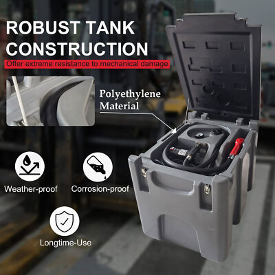 #ad #ad Portable 55 Gallon Diesel Tank with 12V 10GPM Flow Rate Electric Transfer Pump $461.57