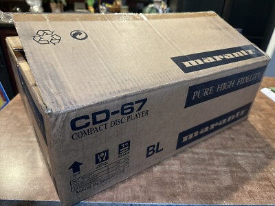 Marantz CD-67 Compact Disc Player Box & Styrofoam Corners Only