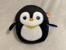 BRAND NEW Ty Squishy Beanies Collection Neve Penguin Squishable Soft Plush Teddy