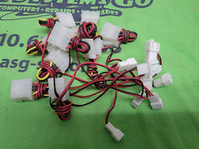 LOT OF 10 - 4-pin Molex Female and Male / 3-pin Male Fan Power Cables