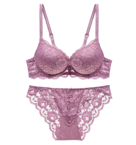 Set lingerie donna profonda V set reggiseno sexy in pizzo estremo push up aggiungi 1 tazza tazza a b c - Foto 43 di 66