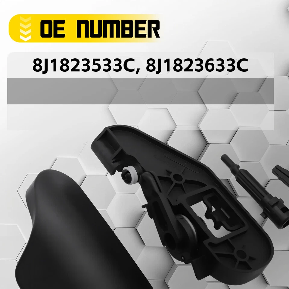 Latch Hood Release Handle Set 2008-2015 For Audi TT TTS 2.0L 3.2L 2-Door LHD EE - Image 4 of 4