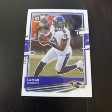 2020 Donruss Optic Lamar Jackson #11 Baltimore Ravens QB