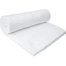 60'' x24'' x1'' (Thick) Ceramic Fiber Blanket Fireproof Insulation Baffle Rat...