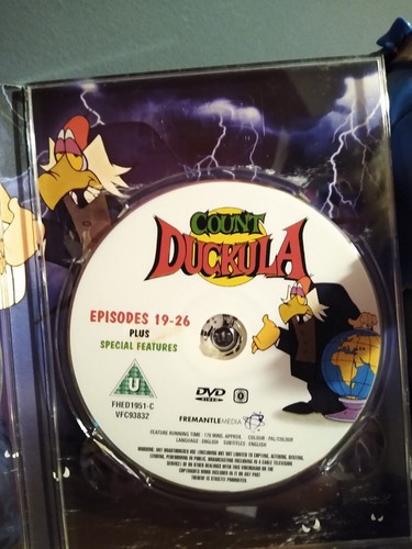 Count Duckula Comple Series 1. 3 Disc Dvd Set Cardboard Sleeve - Picture 6 of 8