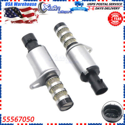 2x Variable Valve Timing Solenoid 55567050 for Chevy Astra Aveo 5 Pontiac Cruze