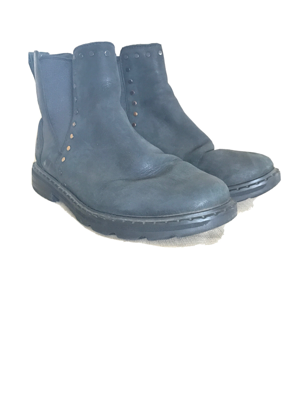 Sorel Women's Lennox Chelsea Black Leather Stud Ankle Boot Waterproof