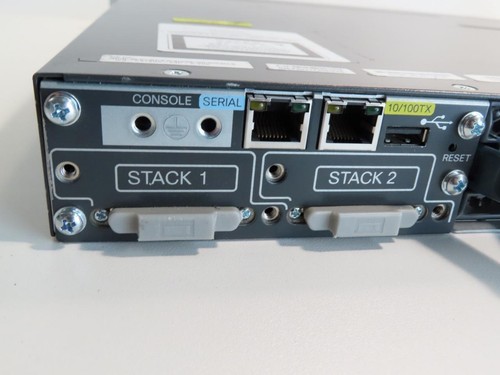 CISCO WS-C3750X-24P-S V05 24-PORT POE+ GIGABIT W/ NETWORK MODULE C3KX-NM-1G - Picture 10 of 15