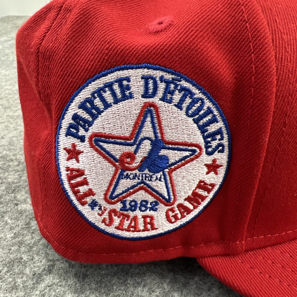 Montreal Expos All Star Game Side Patch Red New Era 59Fifty 7 1/2 NEW! Hat Club - Image 2 of 4