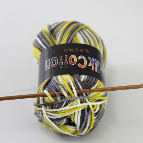 Colorful 6ballsx50g Cotton Soft Baby Hand-dyed Wool Socks Scarf Knitting Yarn 18 - Picture 6 of 6