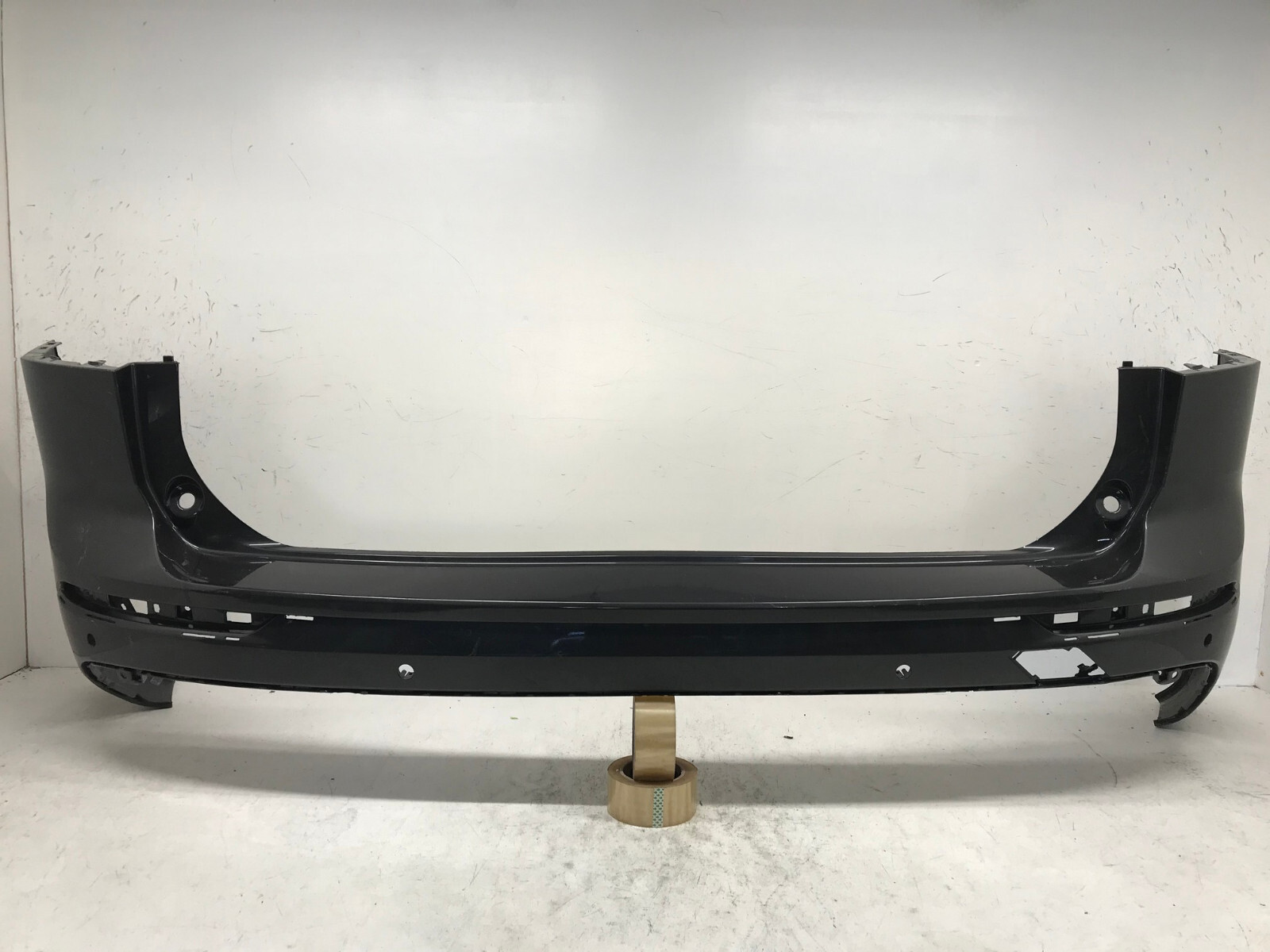 Rear Bumper Cover Volvo XC60 R Design w/Sensr Holes Black 20182020
