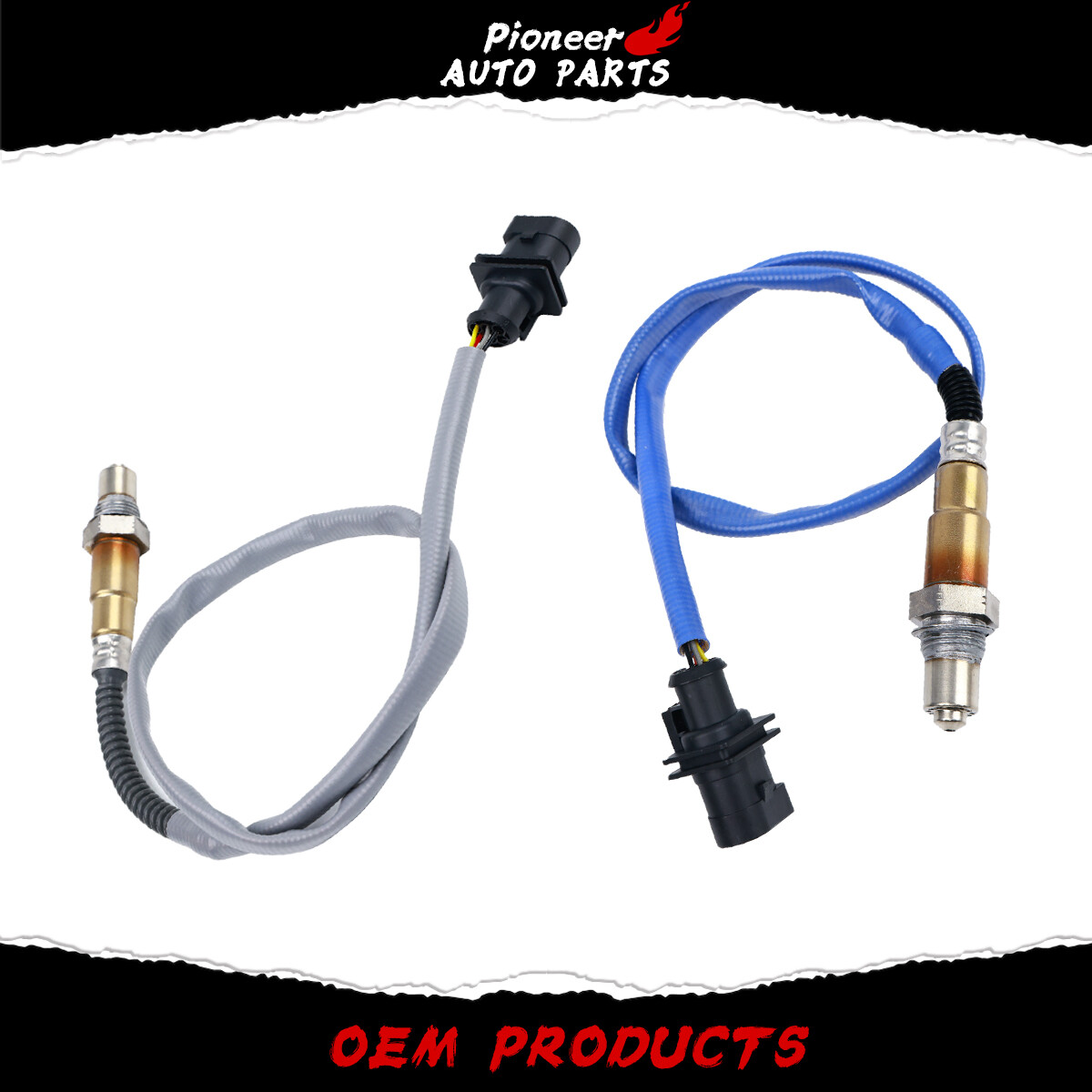 2X Oxygen O2 Sensor Upstream Pack For 14-20 Maserati Quattroporte Q4 3.0L Front