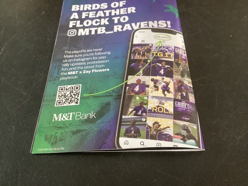 Baltimore Ravens vs Pittsburg Steelers 1/11/2005 Game Day Program - Picture 13 of 14