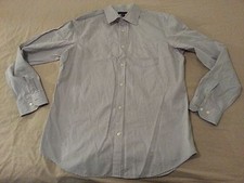 Mens Banana Republic Dress Shirt L Large 16 1/2 Long Sleeve Cotton Button