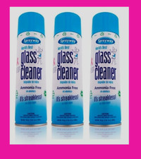 3  SPRAYWAY GLASS CLEANER Windshield Mirrors Windows Ammonium Free 19 oz