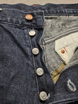 Vintage Evisu Jeans 34x34 Button Fly Buckle Back Big Logo Vintage Evisu Jeans 34x34 Button Fly Buckle Back Big Logo