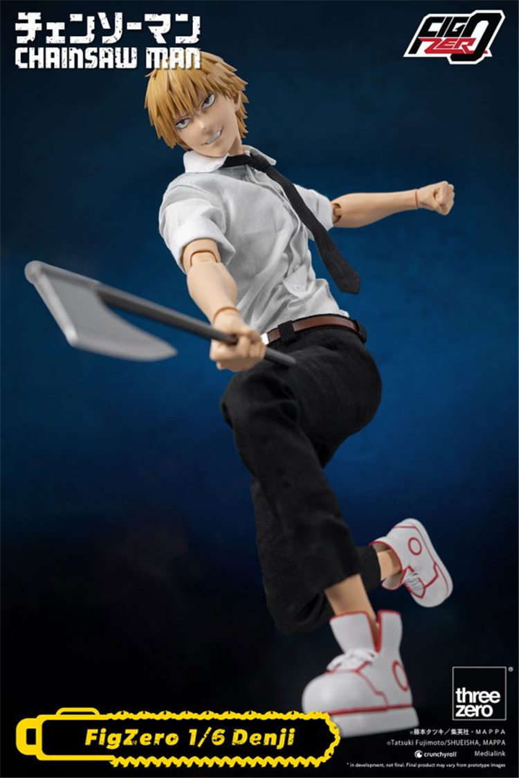ThreeZero Chainsaw Man 1/6 Denji Pochita 12″ Action Figures Toys