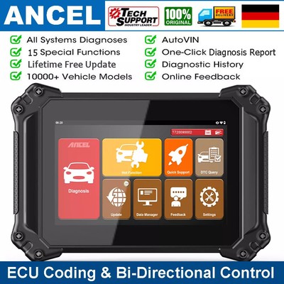 ANCEL V6 KFZ Diagnosegerät Auto OBD2 Scanner Bidirectional All System Fit Für VW