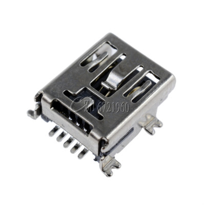 10PCS Mini USB Type B Female 5-Pin SMT SMD Socket Jack Connector Port PCB Board