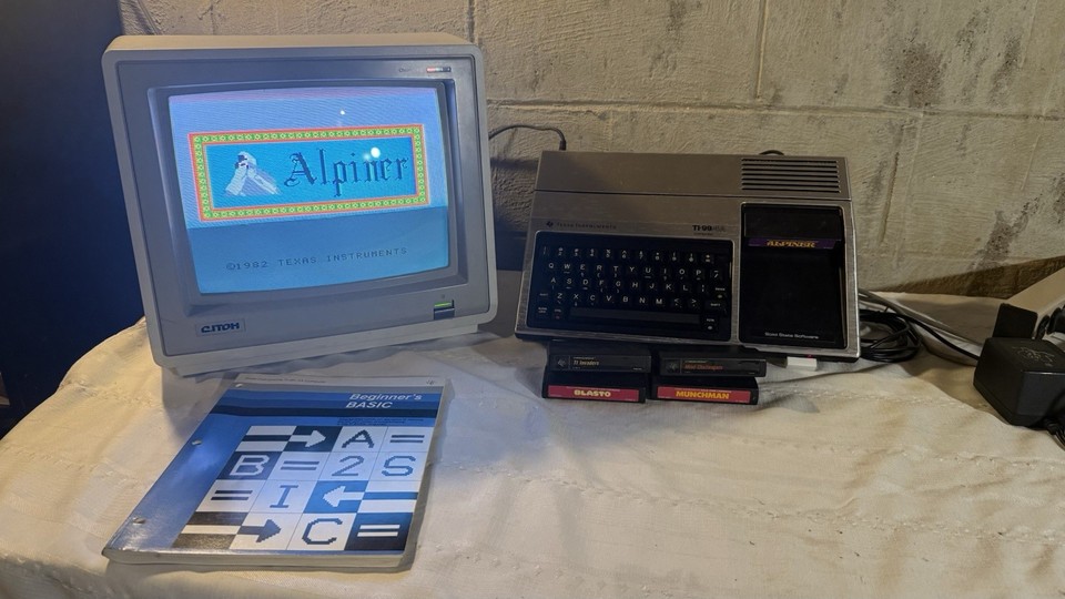 FULLY WORKING TI-99/4A Retro Computer W/ Remote Games Great Condition ...