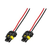 9005 9006 Headlight Socket Female Wiring Harness Adapter 2PCS