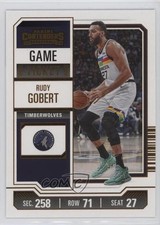 2023-24 Panini Contenders Bronze Game Ticket Rudy Gobert #64 0c4